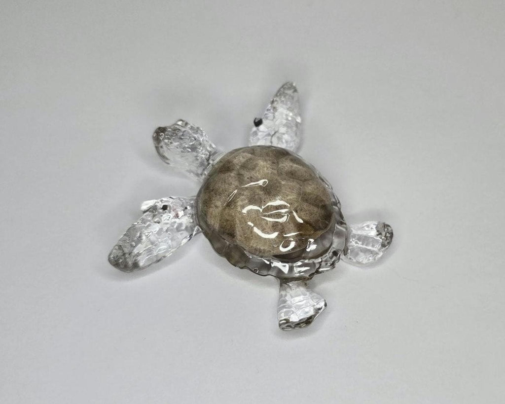 Petoskey Stone Turtle Figurine, Sea Turtle Rock Sculpture, Great Lakes Rocks Gift, Gifts for Rock Hunter, Gift for Turtle Lover