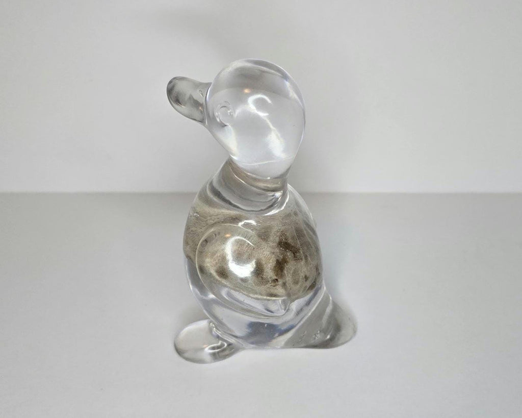 Petoskey Stone Duck Figurine, Resin Duck Figurine, Great Lakes Rocks Gift, Gift for Rock Hunter, Gift for Duck Lover