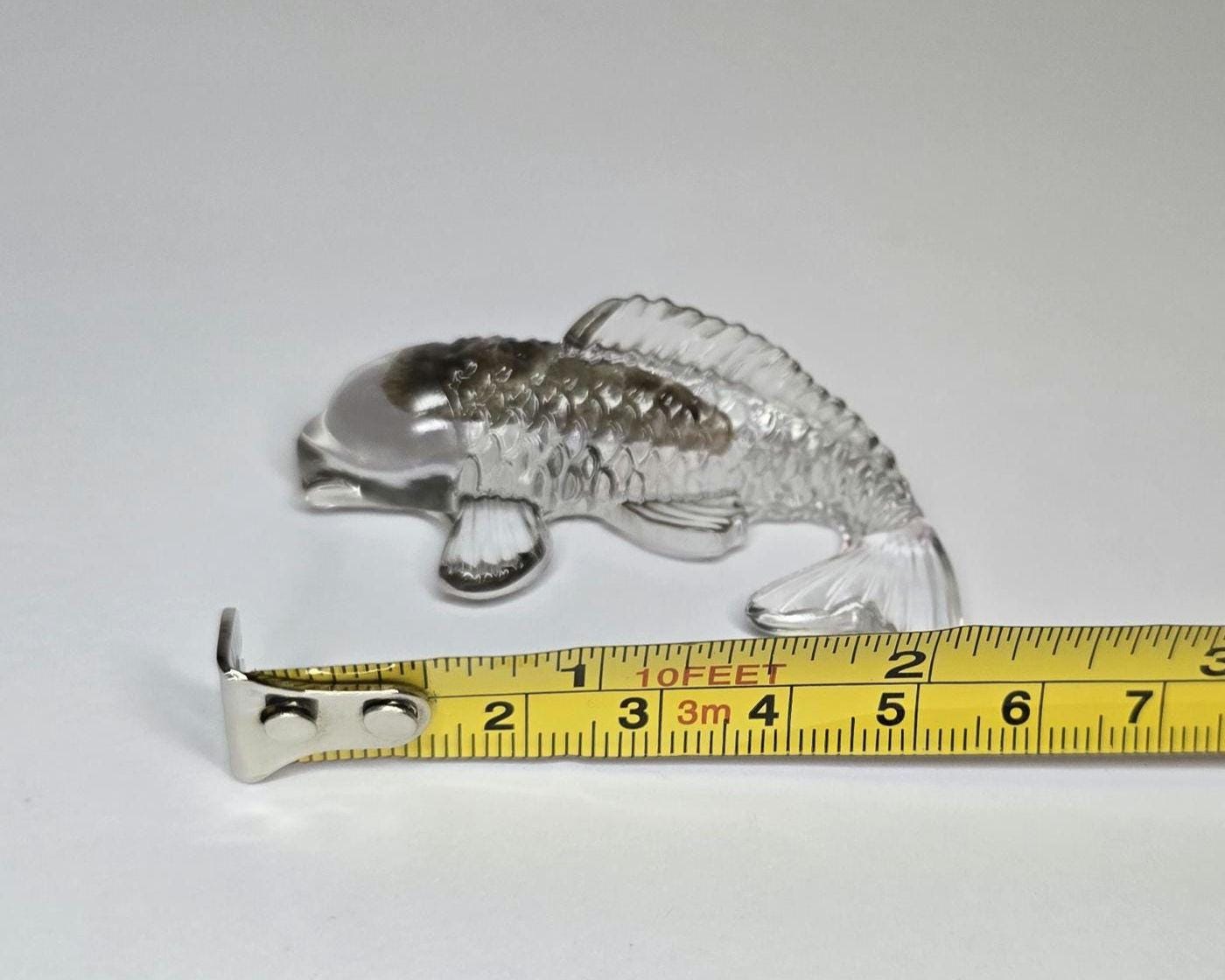 Petoskey Stone Fish Figurine, Stone Fish Sculpture, Great Lakes Rocks Gift, Gift for Rock Hunter, Gift for Fish Lover