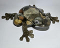 Giant Petoskey Stone Frog Figurine, Giant Resin Frog, Large Frog Decoration