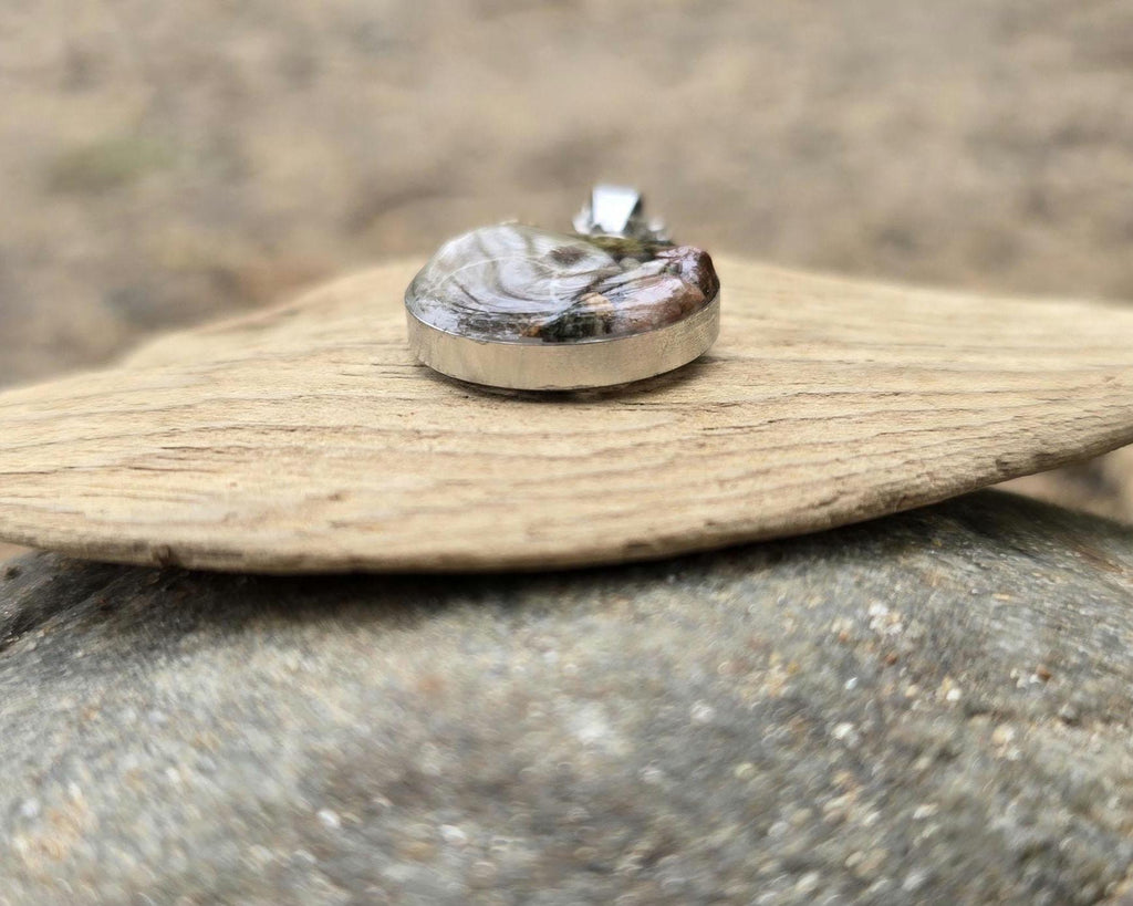 Petoskey Stone Necklace with Rocks from the Great Lakes