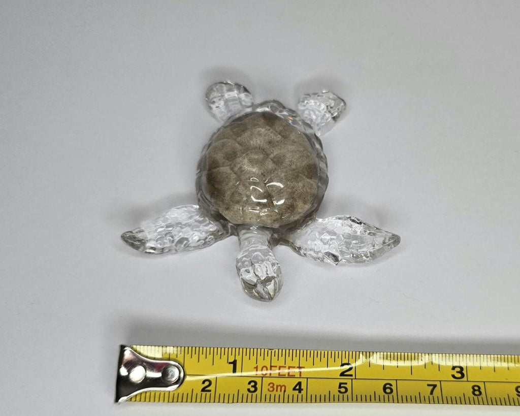 Petoskey Stone Turtle Figurine, Sea Turtle Rock Sculpture, Great Lakes Rocks Gift, Gifts for Rock Hunter, Gift for Turtle Lover
