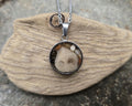Petoskey Stone Necklace with rocks from the Great Lakes