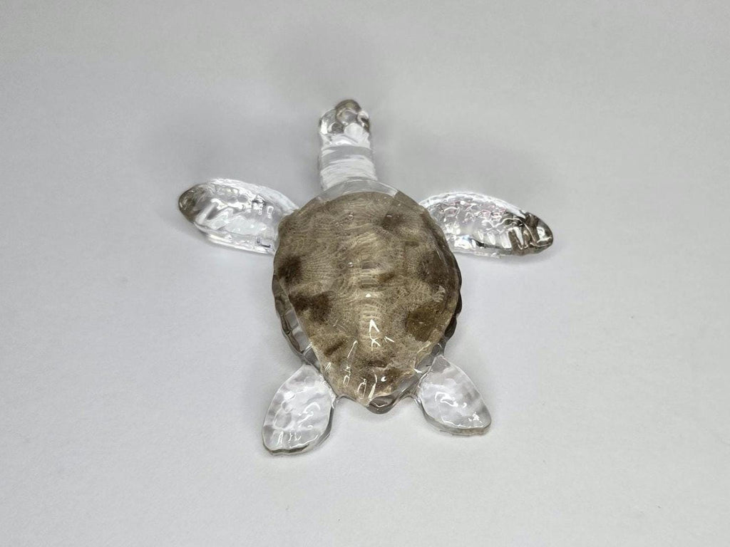 Petoskey Stone Turtle Figurine, Sea Turtle Rock Sculpture, Great Lakes Rocks Gift, Gifts for Rock Hunter, Gift for Turtle Lover