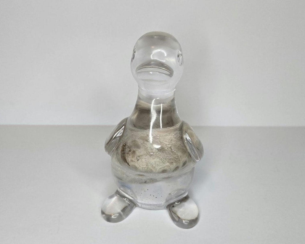Petoskey Stone Duck Figurine, Resin Duck Figurine, Great Lakes Rocks Gift, Gift for Rock Hunter, Gift for Duck Lover