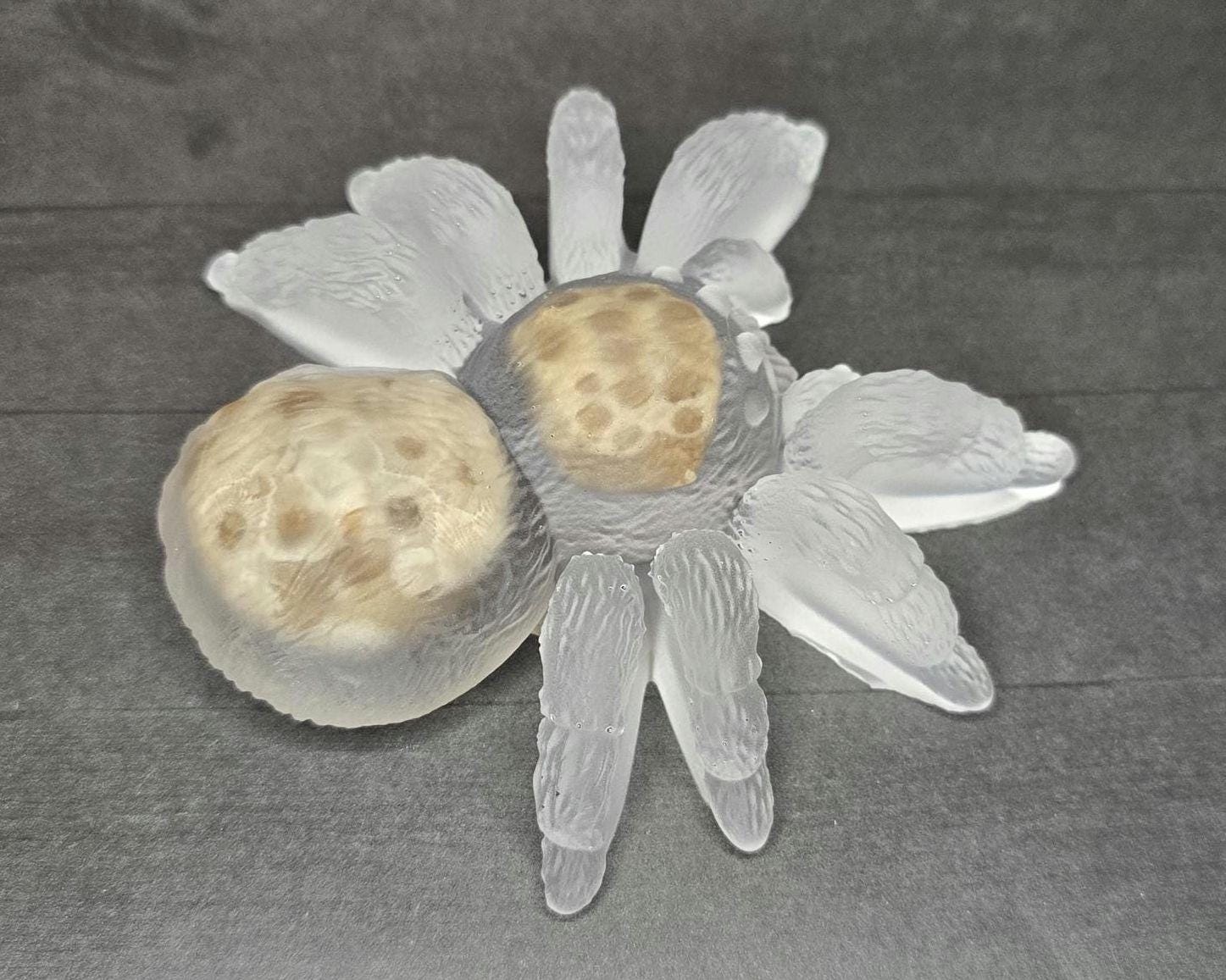 Petoskey Stone Spider Figurine, Tarantula Spider Sculpture, Great Lakes Rocks Gift, Gifts for Rock Hunter, Gift for Spider Lover