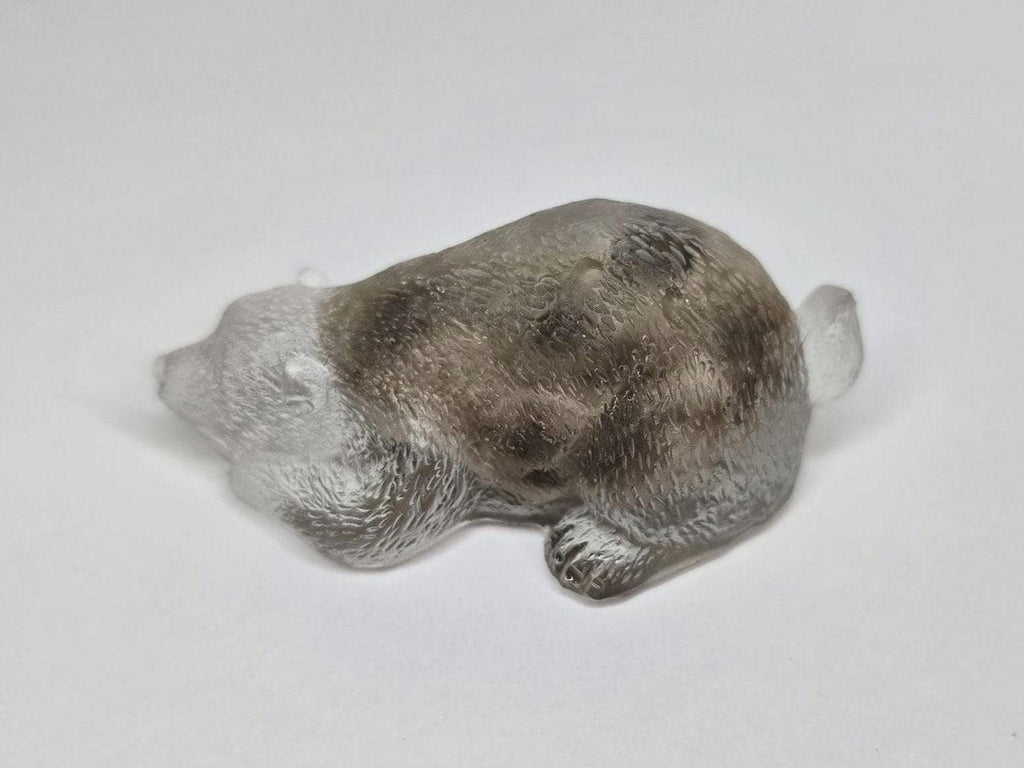 Petoskey Stone Bear Figurine, Bear Rock Sculpture, Great Lakes Rocks Gift, Gifts for Rock Hunter, Gift for Bear Lover