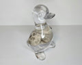 Petoskey Stone Duck Figurine, Resin Duck Figurine, Great Lakes Rocks Gift, Gift for Rock Hunter, Gift for Duck Lover