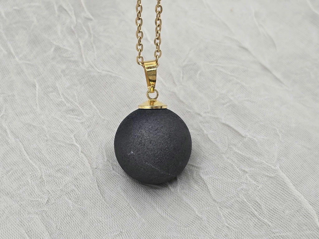 Black Geode Druzy Necklace, Onyx Agate Diamond Crystal, Natural Gemstone Quartz, Gift for Wife or Girlfriend