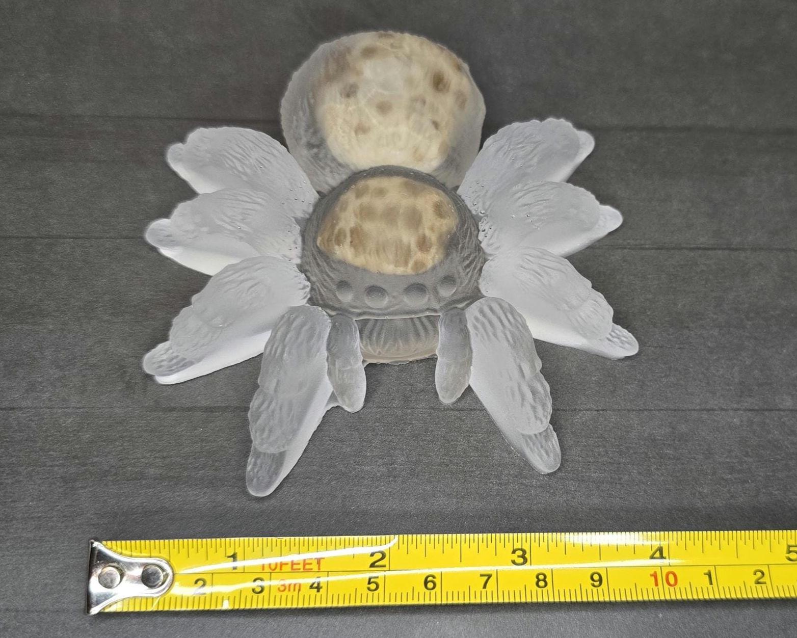 Petoskey Stone Spider Figurine, Tarantula Spider Sculpture, Great Lakes Rocks Gift, Gifts for Rock Hunter, Gift for Spider Lover