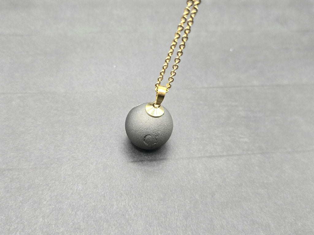 Black Druzy Geode Necklace, Agate Diamond Crystal, Natural Gemstone Quartz, Gift for Girlfriend or Wife, 20" Gold