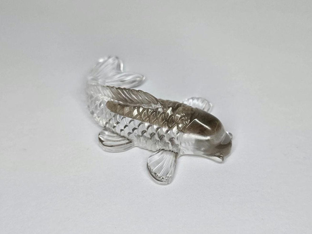 Petoskey Stone Fish Figurine, Stone Fish Sculpture, Great Lakes Rocks Gift, Gift for Rock Hunter, Gift for Fish Lover