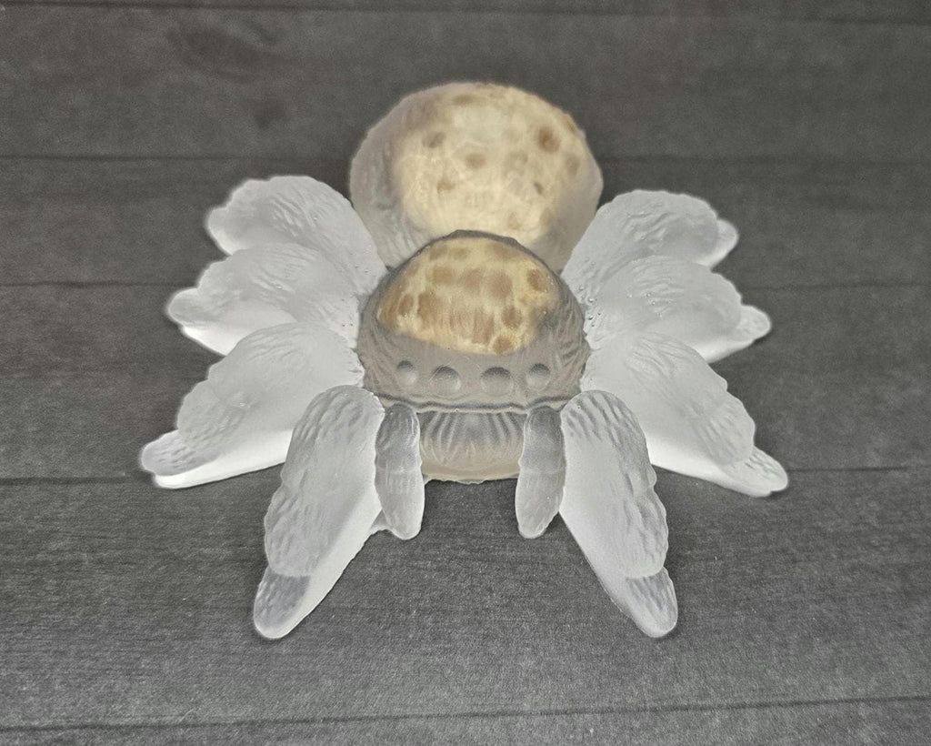 Petoskey Stone Spider Figurine, Tarantula Spider Sculpture, Great Lakes Rocks Gift, Gifts for Rock Hunter, Gift for Spider Lover