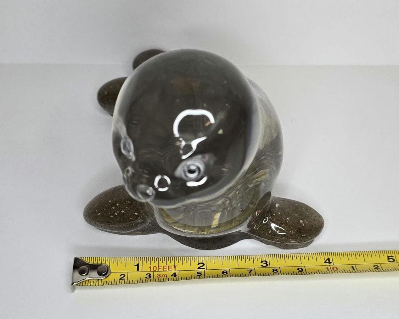 Petoskey Stone Seal Figurine, Charlevoix Stone Sculpture, Great Lakes Rocks Gift, Gift for Rock Hunter, Gift for Seal Lover
