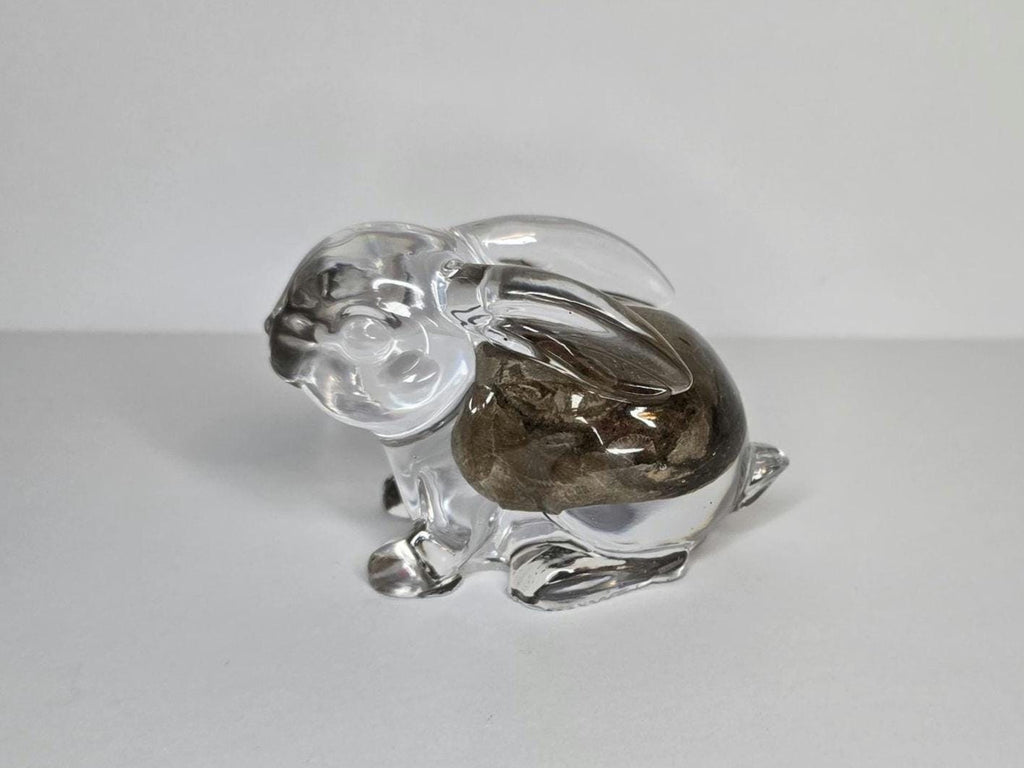 Petoskey Stone Bunny Figurine, Resin Rabbit Sculpture, Great Lakes Rocks Gift, Gift for Rock Hunter, Gift for Bunny Lover