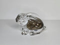 Petoskey Stone Bunny Figurine, Resin Rabbit Sculpture, Great Lakes Rocks Gift, Gift for Rock Hunter, Gift for Bunny Lover