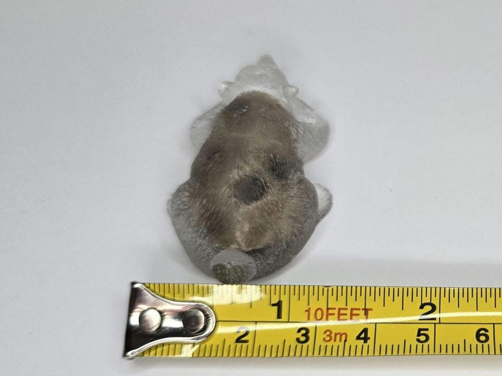 Petoskey Stone Bear Figurine, Bear Rock Sculpture, Great Lakes Rocks Gift, Gifts for Rock Hunter, Gift for Bear Lover