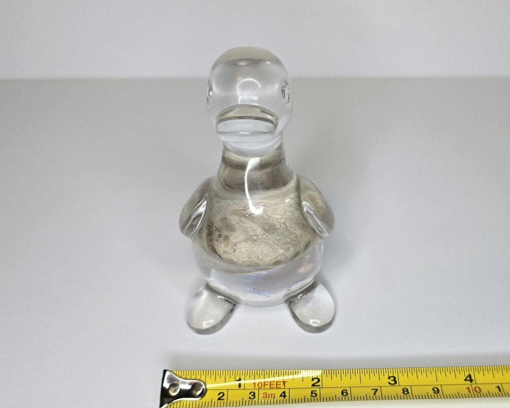 Petoskey Stone Duck Figurine, Resin Duck Figurine, Great Lakes Rocks Gift, Gift for Rock Hunter, Gift for Duck Lover