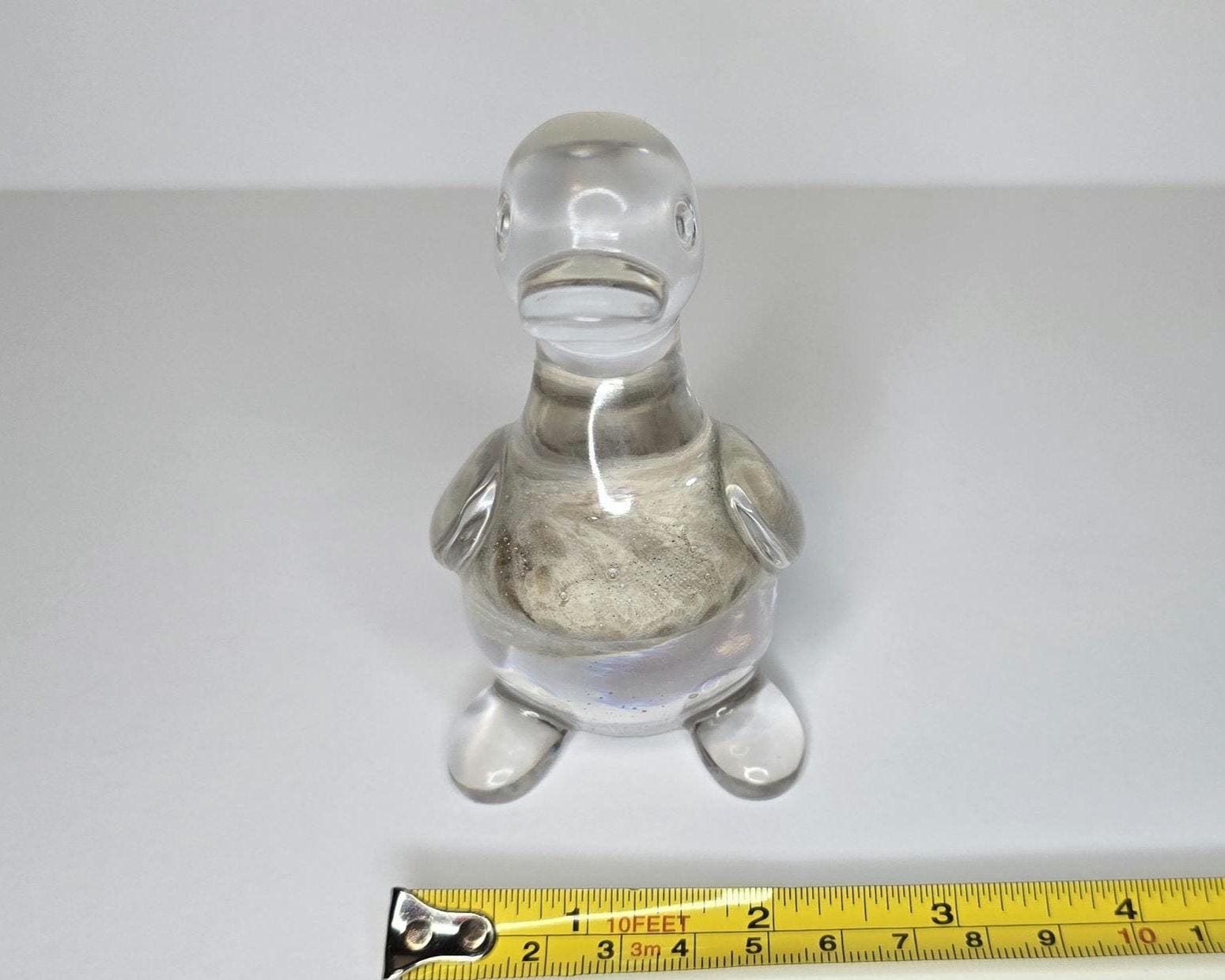 Petoskey Stone Duck Figurine, Resin Duck Figurine, Great Lakes Rocks Gift, Gift for Rock Hunter, Gift for Duck Lover