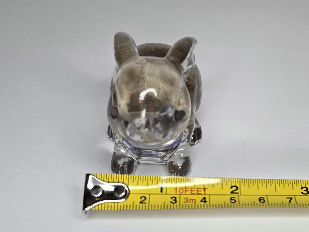Petoskey Stone Bunny Figurine, Resin Rabbit Sculpture, Great Lakes Rocks Gift, Gift for Rock Hunter, Gift for Bunny Lover