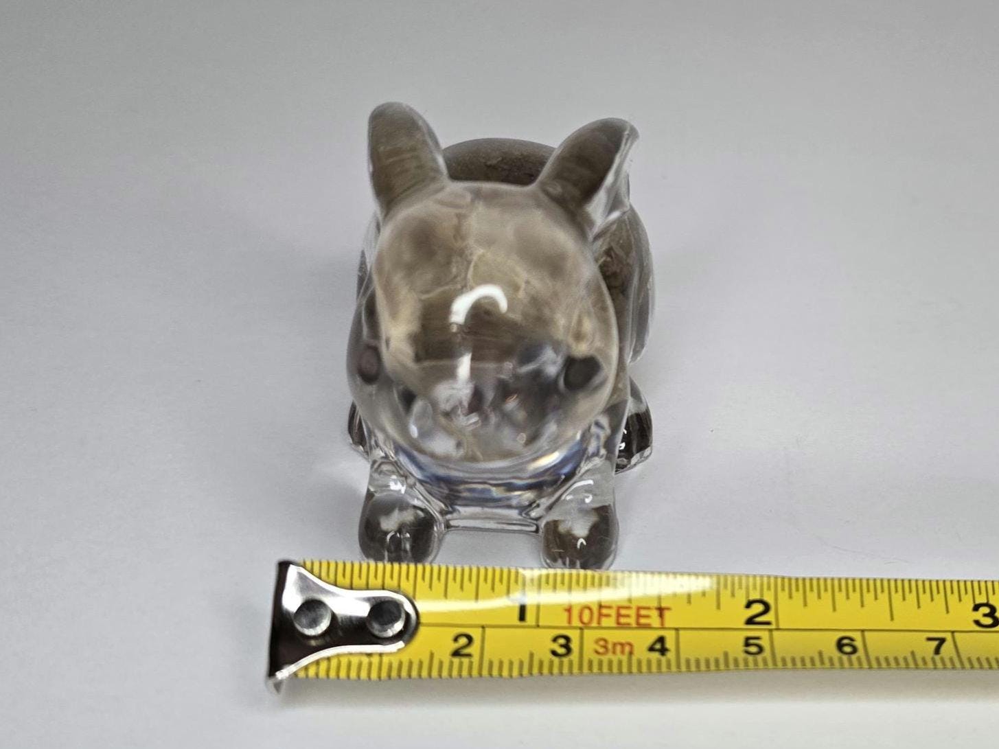 Petoskey Stone Bunny Figurine, Resin Rabbit Sculpture, Great Lakes Rocks Gift, Gift for Rock Hunter, Gift for Bunny Lover