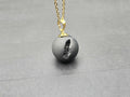 Black Geode Druzy Necklace, Onyx Agate Diamond Crystal, Natural Gemstone Quartz, Gift for Wife or Girlfriend