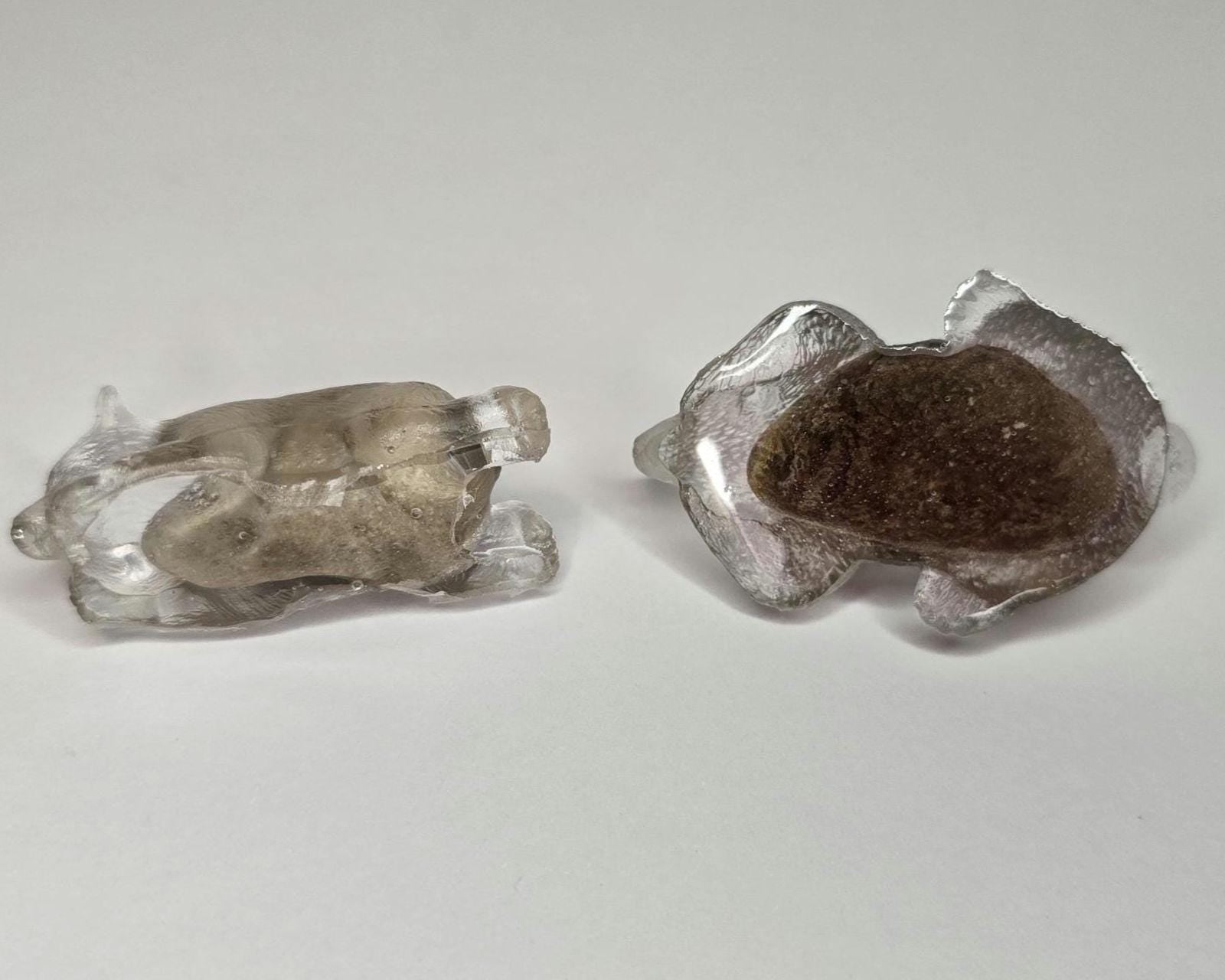 Petoskey Stone Bear Figurines, Bear Rock Sculptures, Great Lakes Rocks Gift, Gifts for Rock Hunter, Gift for Bear Lover