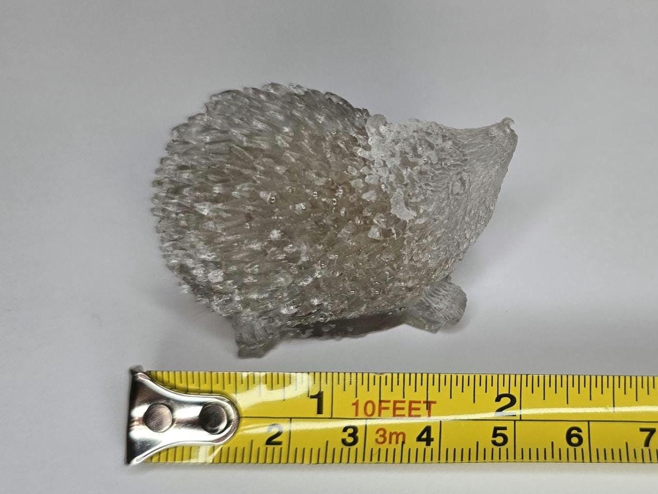 Petoskey Stone Porcupine Figurine, Petoskey Stone Hedgehog Sculpture, Great Lakes Rocks Gift, Hedgehog Gift, Gift for Hedgehog Lover