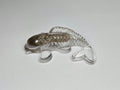 Petoskey Stone Fish Figurine, Stone Fish Sculpture, Great Lakes Rocks Gift, Gift for Rock Hunter, Gift for Fish Lover