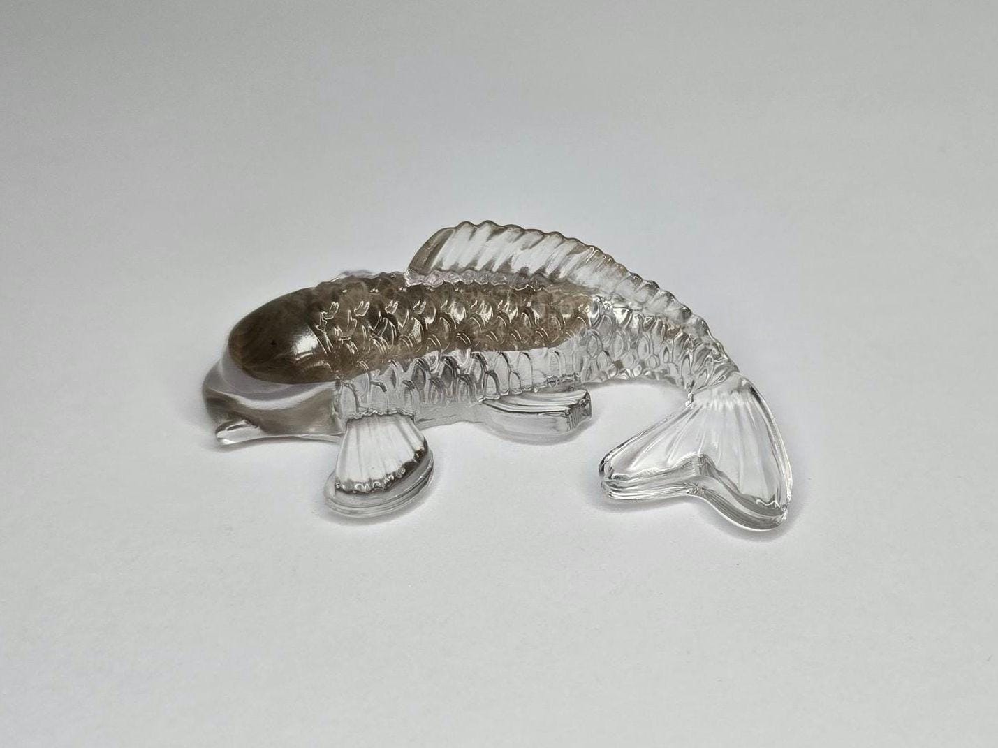 Petoskey Stone Fish Figurine, Stone Fish Sculpture, Great Lakes Rocks Gift, Gift for Rock Hunter, Gift for Fish Lover
