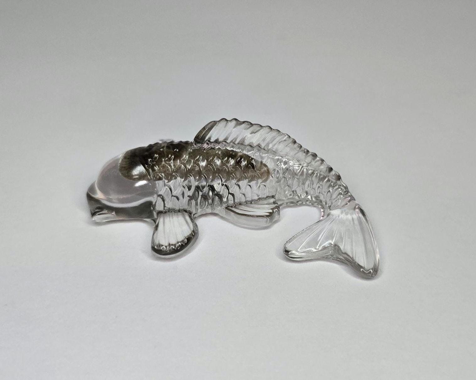 Petoskey Stone Fish Figurine, Stone Fish Sculpture, Great Lakes Rocks Gift, Gift for Rock Hunter, Gift for Fish Lover
