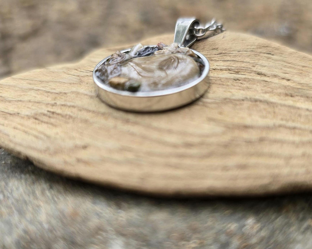 Petoskey Stone Rock Collection Necklace for Rock Hunters