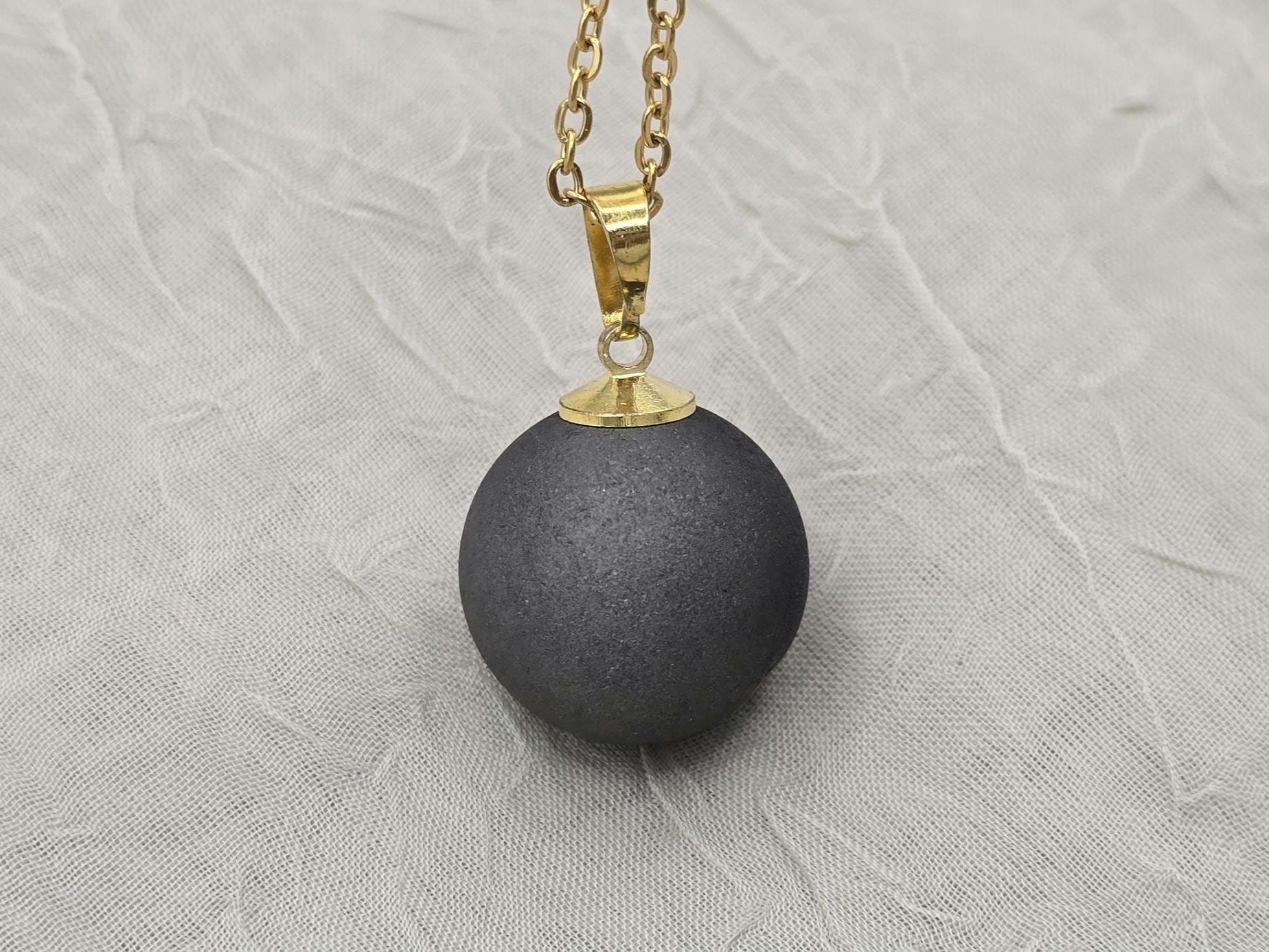 Black Onyx Necklace, Black Geode Druzy Necklace, Agate Diamond Crystal Jewelry, Natural Gemstone Quartz, Gift for Girlfriend Wife, 20" Gold