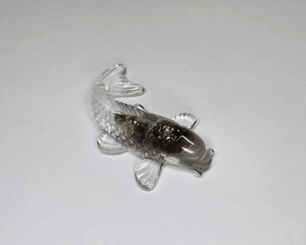Petoskey Stone Fish Figurine, Stone Fish Sculpture, Great Lakes Rocks Gift, Gift for Rock Hunter, Gift for Fish Lover