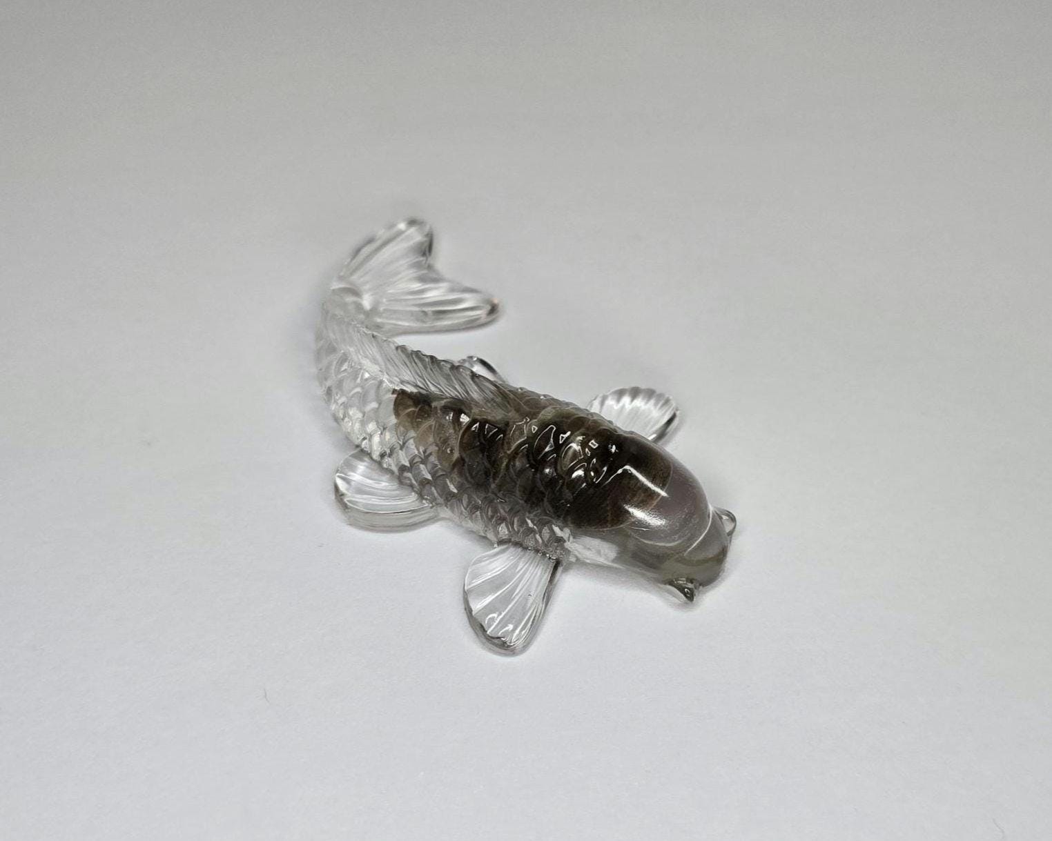 Petoskey Stone Fish Figurine, Stone Fish Sculpture, Great Lakes Rocks Gift, Gift for Rock Hunter, Gift for Fish Lover