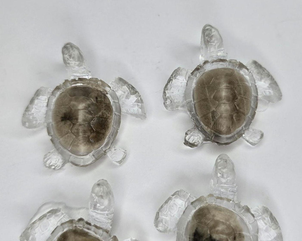 Minin Petoskey Stone Turtle Figurines, Tiny Sea Turtle Rock Sculptures, Great Lakes Rocks Gift, Gifts for Rock Hunter, Gift for Turtle Lover