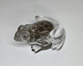 Petoskey Stone Frog Figurine, Resin Frog Sculpture, Great Lakes Rocks Gift, Gift for Rock Hunter, Gift for Frog Lovers