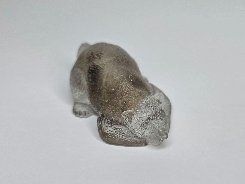 Petoskey Stone Bear Figurine, Bear Rock Sculpture, Great Lakes Rocks Gift, Gifts for Rock Hunter, Gift for Bear Lover
