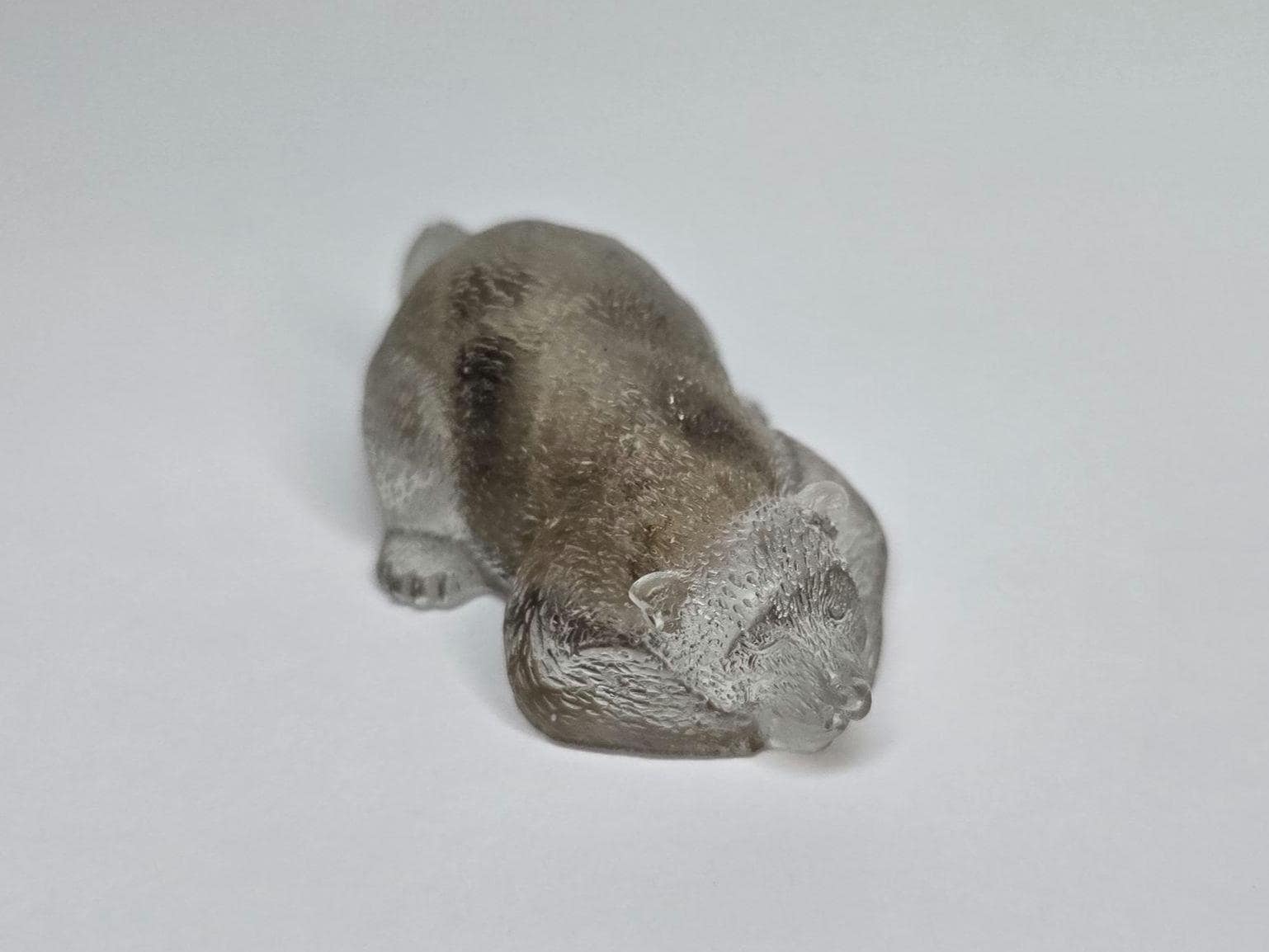 Petoskey Stone Bear Figurine, Bear Rock Sculpture, Great Lakes Rocks Gift, Gifts for Rock Hunter, Gift for Bear Lover