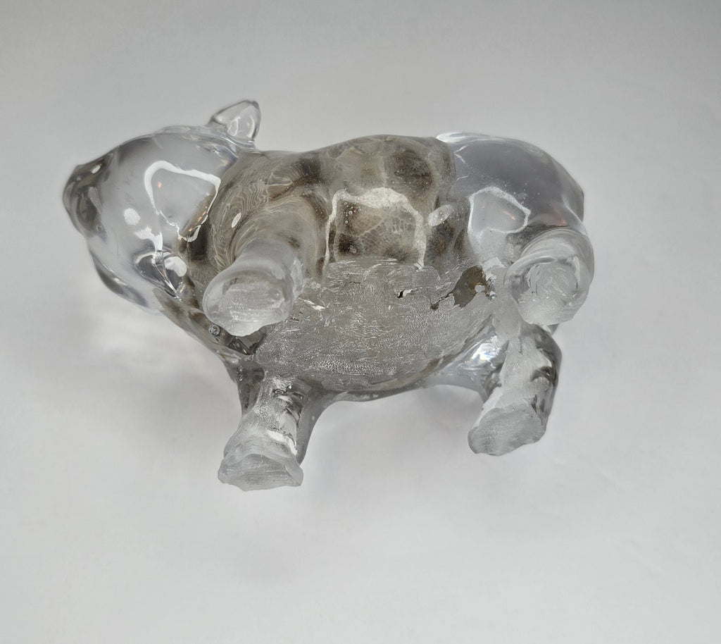 Petoskey stone pig FLAWED