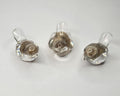 3 tiny Petoskey stone birds
