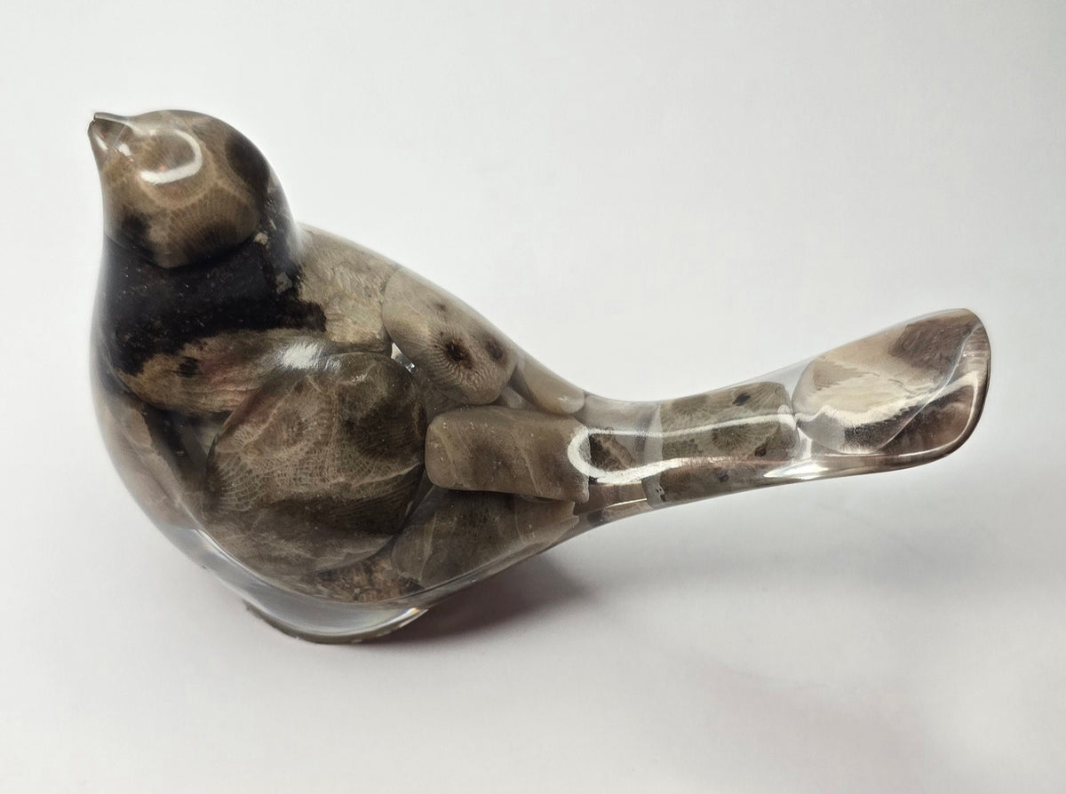 Petoskey stone bird