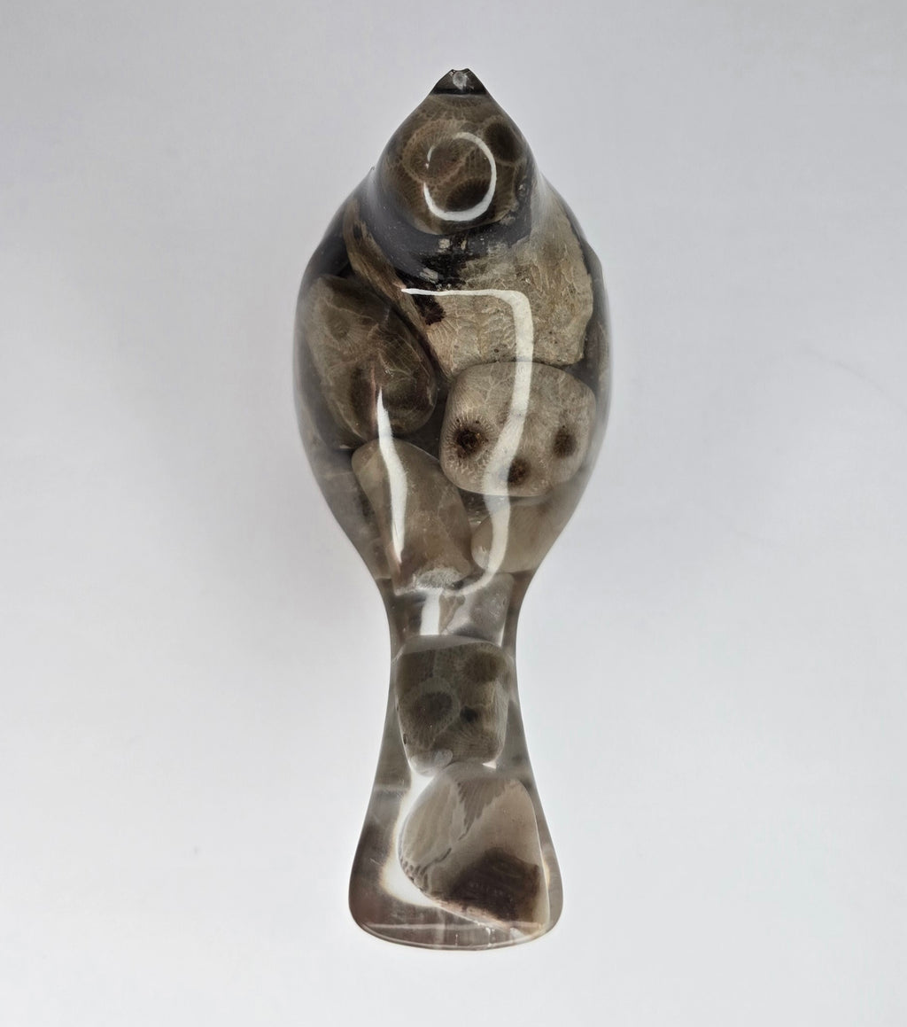 Petoskey stone bird
