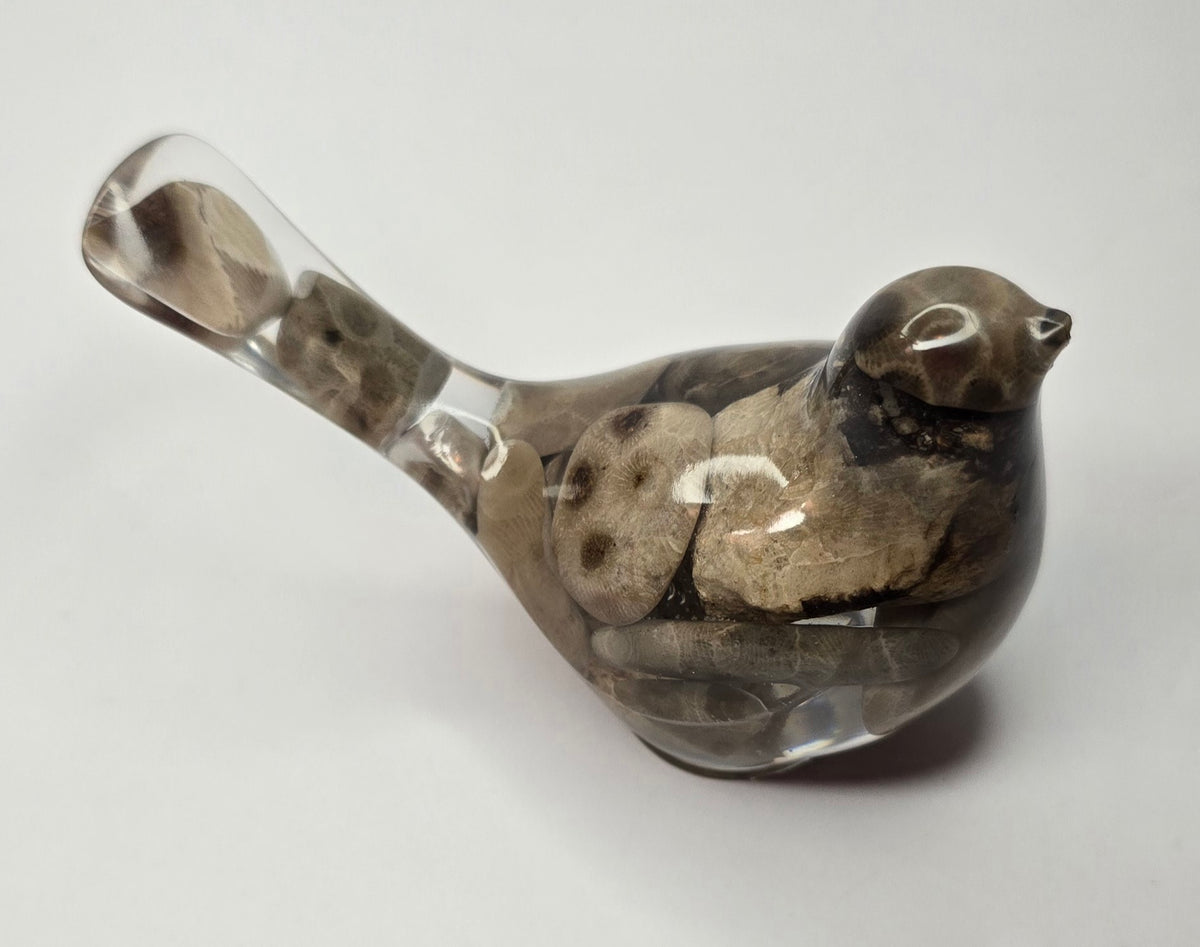 Petoskey stone bird