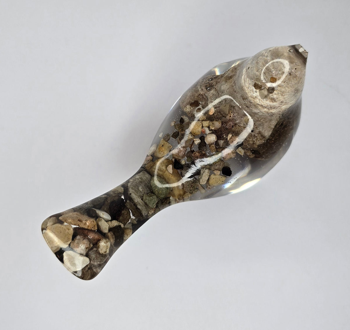 Bird with stones